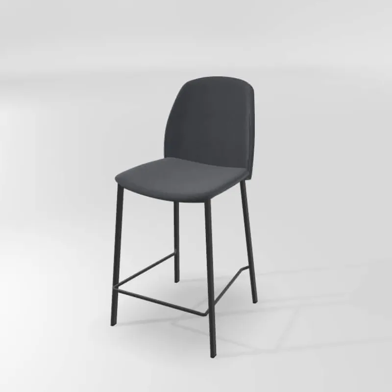 Perfecta Olivia Tabouret snack moderne en tissu* Tabouret Snack (assise +/- 65 Cm)|Tabouret De Bar (assise +/- 80 Cm)
