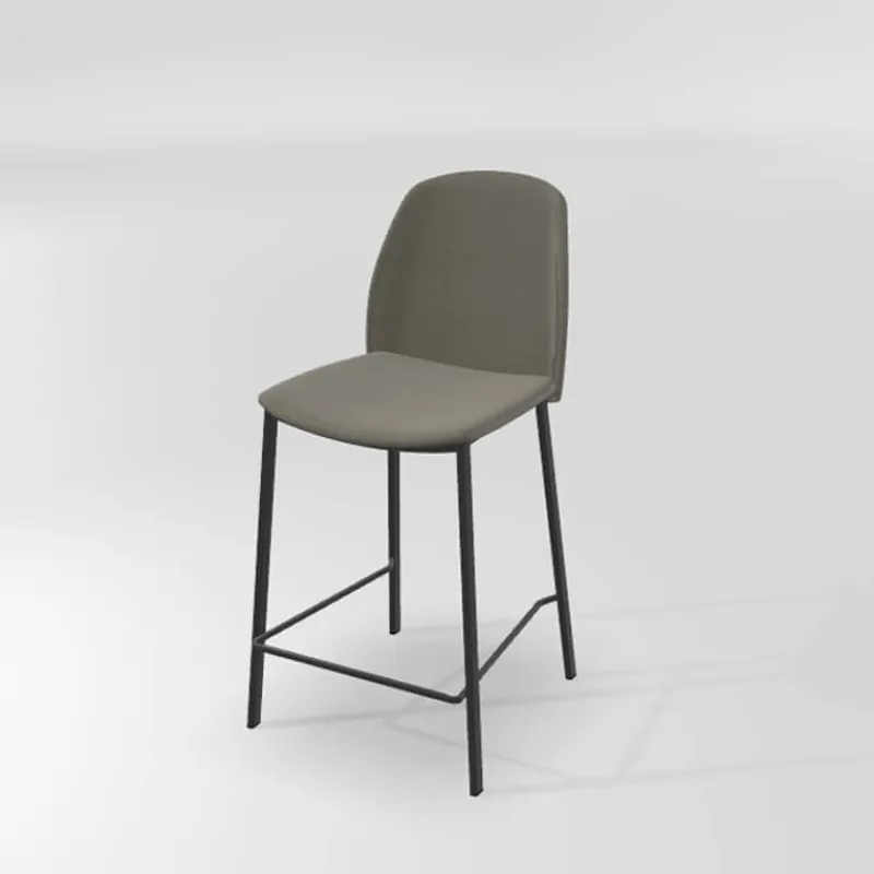 Perfecta Olivia Tabouret snack moderne en tissu* Tabouret Snack (assise +/- 65 Cm)|Tabouret De Bar (assise +/- 80 Cm)
