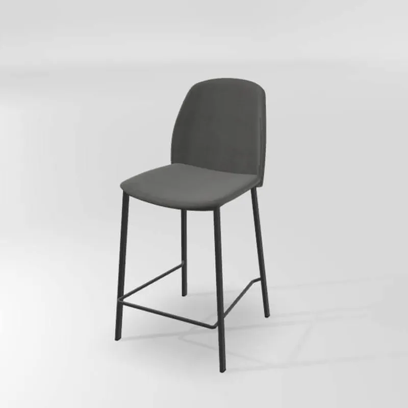 Perfecta Olivia Tabouret snack moderne en tissu* Tabouret Snack (assise +/- 65 Cm)|Tabouret De Bar (assise +/- 80 Cm)