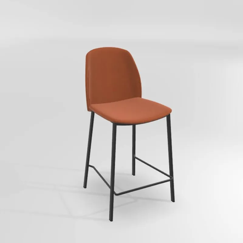 Perfecta Olivia Tabouret snack moderne en tissu* Tabouret Snack (assise +/- 65 Cm)|Tabouret De Bar (assise +/- 80 Cm)