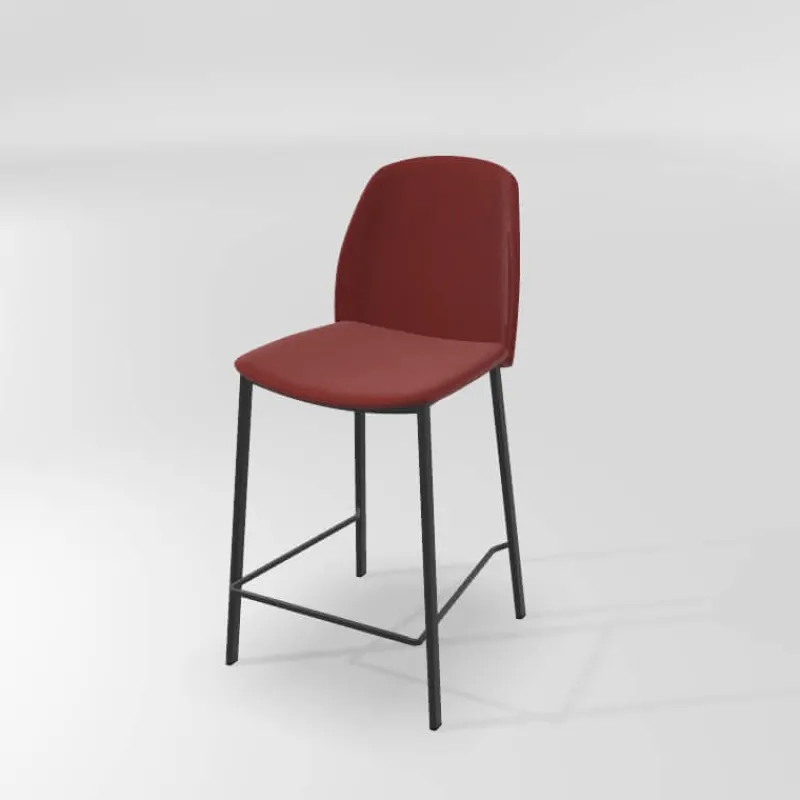 Perfecta Olivia Tabouret snack moderne en tissu* Tabouret Snack (assise +/- 65 Cm)|Tabouret De Bar (assise +/- 80 Cm)