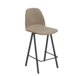 Perfecta Ona Tabouret moderne rembourré en simili hauteur snack* Tabouret Snack (assise +/- 65 Cm)|Tabouret De Bar (assise +/- 80 Cm)
