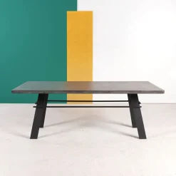 Neoh Opale Table design en béton ciré pieds métal made in France* Table De Salle à Manger