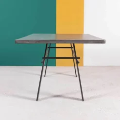 Neoh Opale Table design en béton ciré pieds métal made in France* Table De Salle à Manger