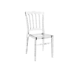 Opera Chaise Napoléon empilable revisitée en polycarbonate transparent* Chaise De Cuisine|Chaise De Salle à Manger