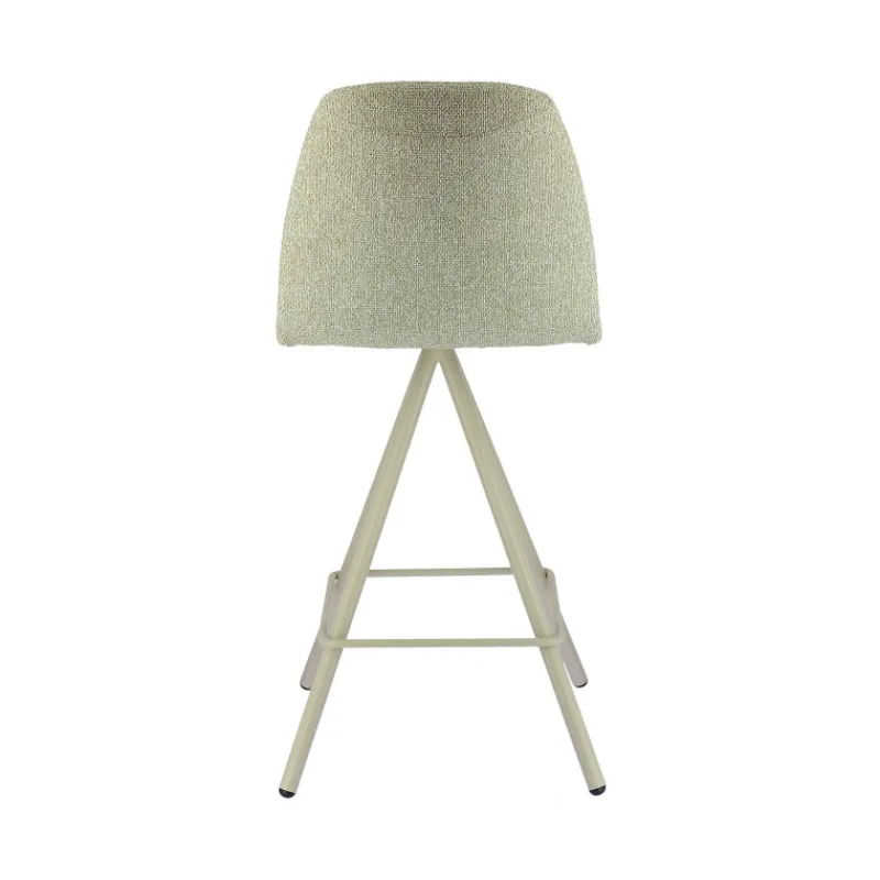 Perfecta Osaka Tabouret snack moderne en tissu et pieds métal* Tabouret Snack (assise +/- 65 Cm)|Tabouret De Bar (assise +/- 80 Cm)