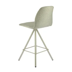Perfecta Osaka Tabouret snack moderne en tissu et pieds métal* Tabouret Snack (assise +/- 65 Cm)|Tabouret De Bar (assise +/- 80 Cm)