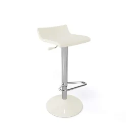 Over T Tabouret moderne réglable en hauteur et tournant sans dossier* Tabouret Snack (assise +/- 65 Cm)|Tabouret De Bar (assise +/- 80 Cm)