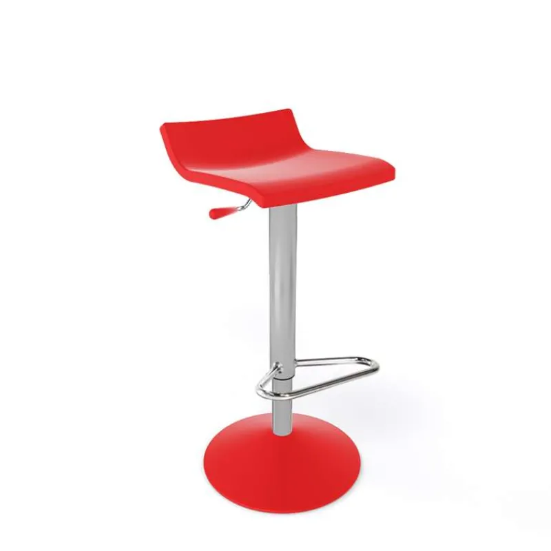 Over T Tabouret moderne réglable en hauteur et tournant sans dossier* Tabouret Snack (assise +/- 65 Cm)|Tabouret De Bar (assise +/- 80 Cm)