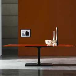 Sovet Italia Palace Sovet® Table de salle à manger design rectangulaire en verre* Table De Salle à Manger
