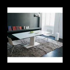 Sovet Italia Palace Sovet® Table de salle à manger design rectangulaire en verre* Table De Salle à Manger