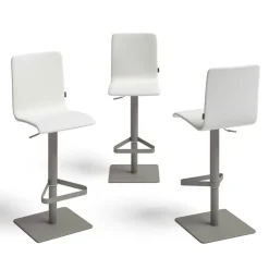 Cancio Palma Tabouret réglable contemporain rembourré* Tabouret Snack (assise +/- 65 Cm)|Tabouret De Bar (assise +/- 80 Cm)