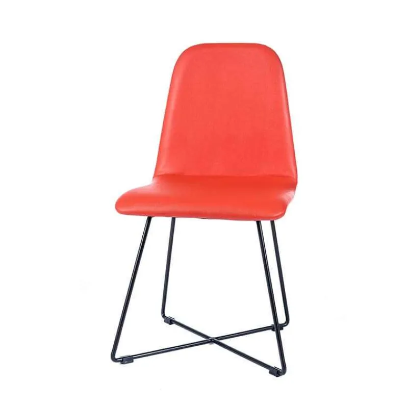 Sessio Pandora Chaise design avec pieds filaires noirs* Chaise De Cuisine|Chaise De Salle à Manger