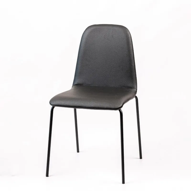 Sessio Pandora Chaise moderne rembourrée avec pieds métal* Chaise De Cuisine|Chaise De Salle à Manger