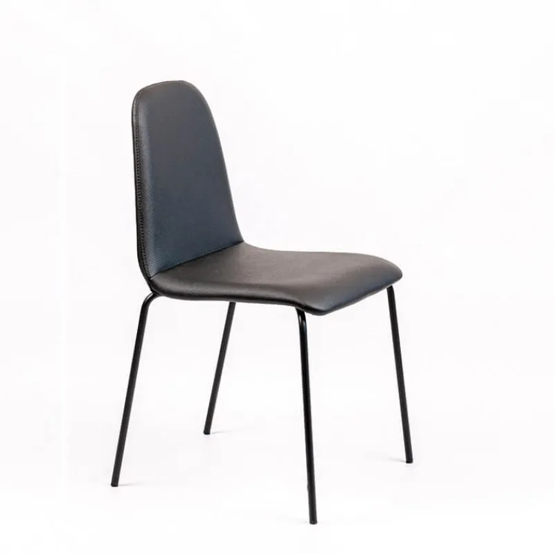Sessio Pandora Chaise moderne rembourrée avec pieds métal* Chaise De Cuisine|Chaise De Salle à Manger