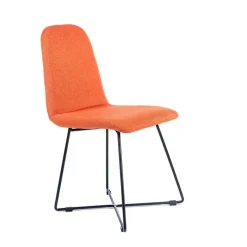 Sessio Pandora diamant Chaise design scandinave en tissu pieds filaires en métal noir* Chaise De Salle à Manger|Chaise Salon