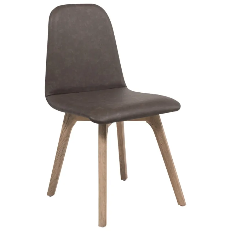 Sessio Pandora diamant Chaise de séjour moderne matelassée en synthétique et bois* Chaise De Cuisine|Chaise De Salle à Manger