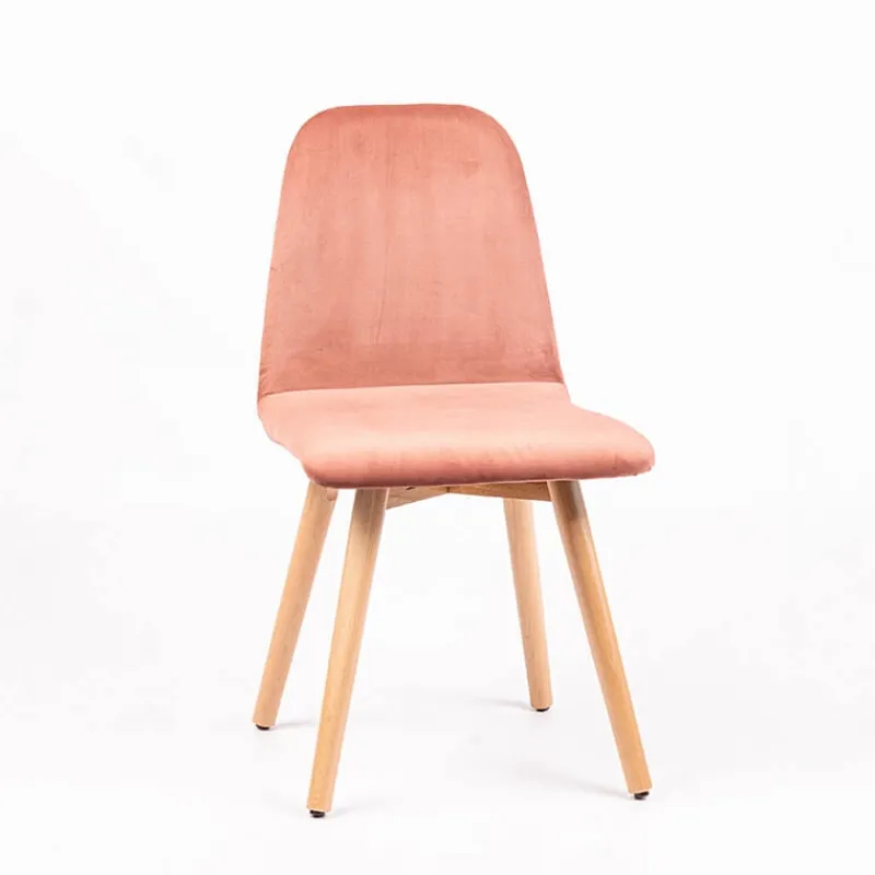 Sessio Pandora diamant Chaise scandinave en tissu dos matelassé pieds bois* Chaise De Salle à Manger|Chaise Salon