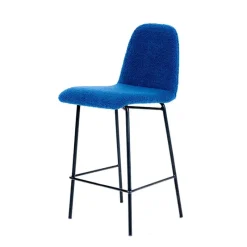 Sessio Pandora Tabouret snack en tissu et pieds en métal* Tabouret Snack (assise +/- 65 Cm)|Tabouret De Bar (assise +/- 80 Cm)