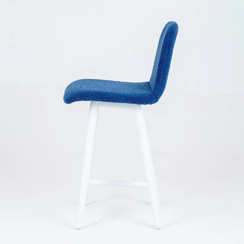 Sessio Pandora Tabouret snack en tissu et pieds en bois massif* Tabouret Snack (assise +/- 65 Cm)|Tabouret De Bar (assise +/- 80 Cm)