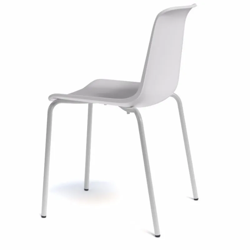 Perfecta Paris Chaise empilable en polypropylène et métal* Chaise De Cuisine