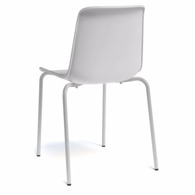 Perfecta Paris Chaise empilable en polypropylène et métal* Chaise De Cuisine