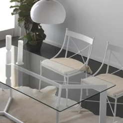 Jayso Paris Chaise provençale en métal* Chaise De Cuisine|Chaise De Salle à Manger