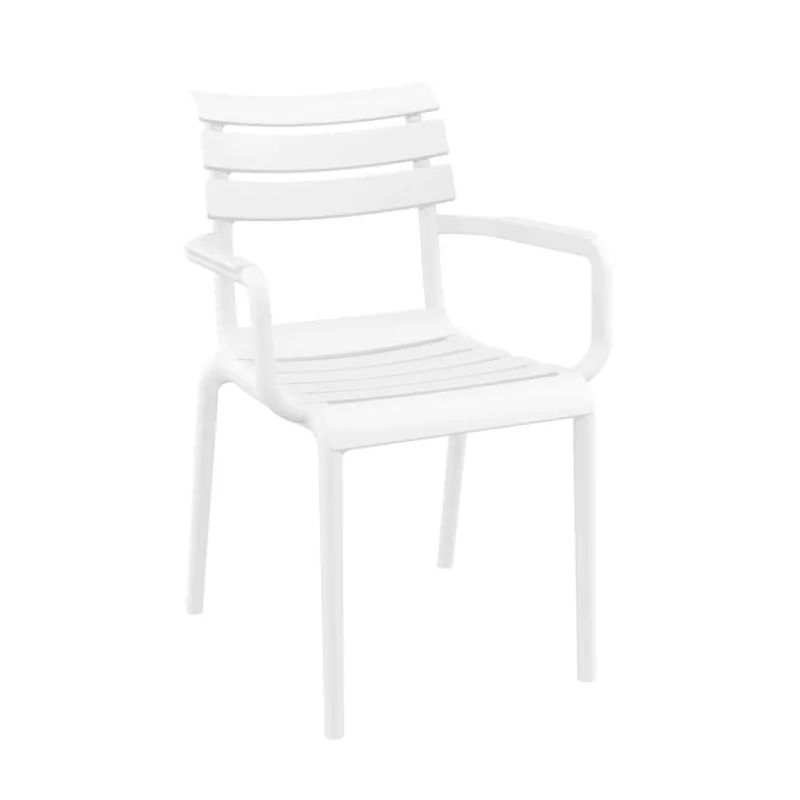 Paris Fauteuil de jardin empilable en polypropylène avec accoudoirs* Chaise De Jardin|Fauteuil De Jardin