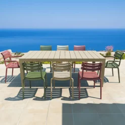 Paris Fauteuil de jardin empilable en polypropylène avec accoudoirs* Chaise De Jardin|Fauteuil De Jardin