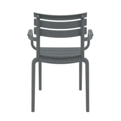 Paris Fauteuil de jardin empilable en polypropylène avec accoudoirs* Chaise De Jardin|Fauteuil De Jardin