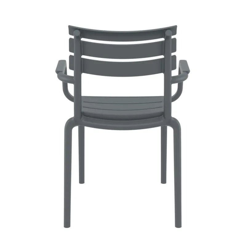 Paris Fauteuil de jardin empilable en polypropylène avec accoudoirs* Chaise De Jardin|Fauteuil De Jardin