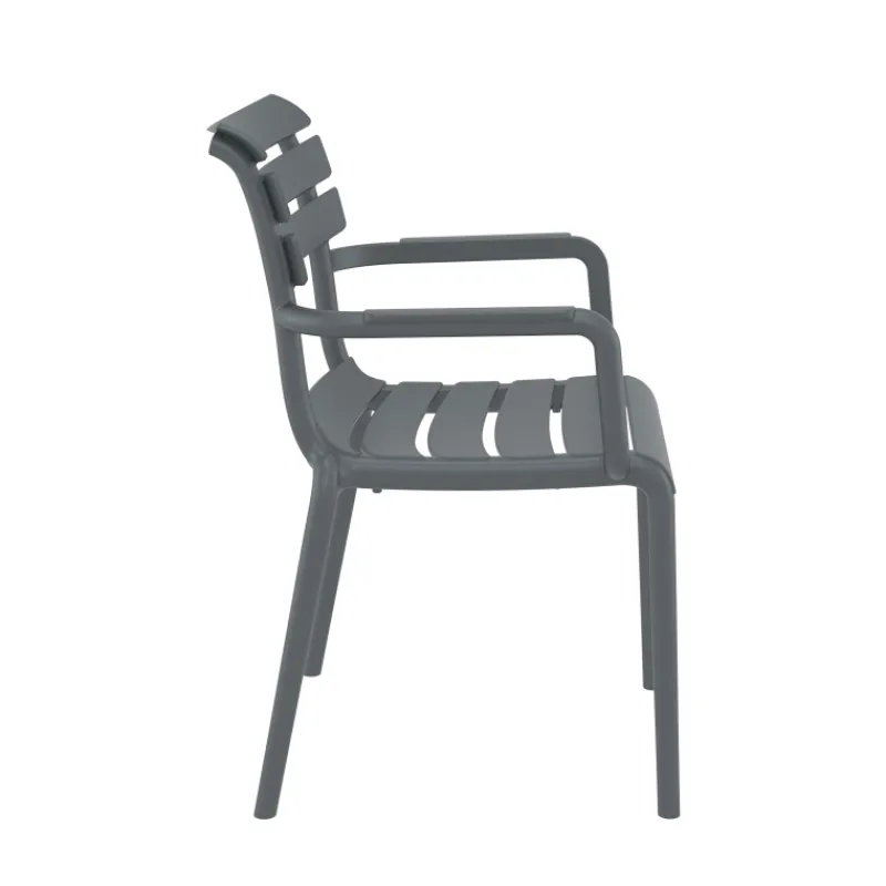 Paris Fauteuil moderne empilable en polypropylène* Chaise De Cuisine|Chaise De Salle à Manger