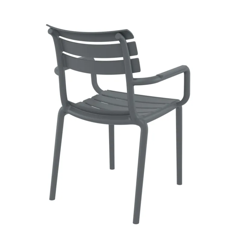 Paris Fauteuil moderne empilable en polypropylène* Chaise De Cuisine|Chaise De Salle à Manger