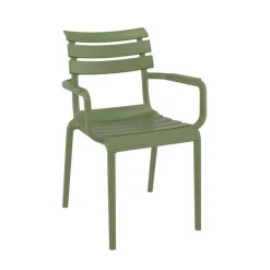 Paris Fauteuil moderne empilable en polypropylène* Chaise De Cuisine|Chaise De Salle à Manger