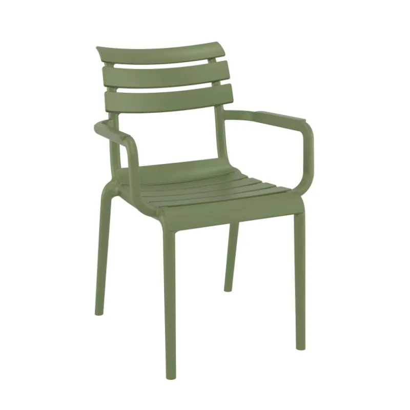 Paris Fauteuil moderne empilable en polypropylène* Chaise De Cuisine|Chaise De Salle à Manger