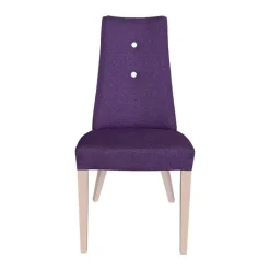 Lujosa Park Chaise contemporaine en tissu et pieds bois* Chaise De Salle à Manger|Chaise Salon