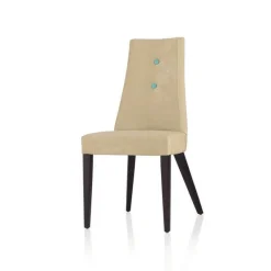 Lujosa Park Chaise contemporaine en tissu et pieds bois* Chaise De Salle à Manger|Chaise Salon
