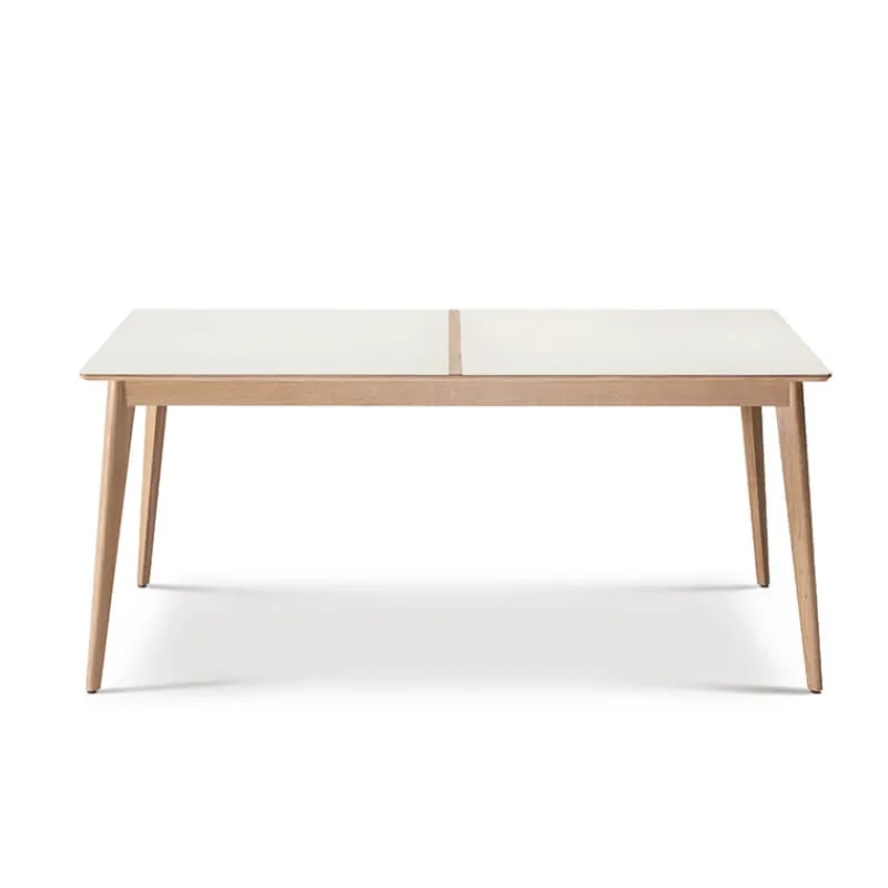 Dasras Paul Table à manger scandinave en bois et céramique* Table De Salle à Manger