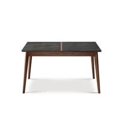 Dasras Paul Table à manger scandinave en bois et céramique* Table De Salle à Manger