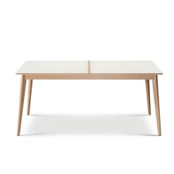 Dasras Paul Table extensible en bois et en céramique* Table De Salle à Manger