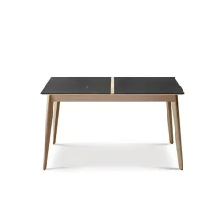 Dasras Paul Table extensible en bois et en céramique* Table De Salle à Manger