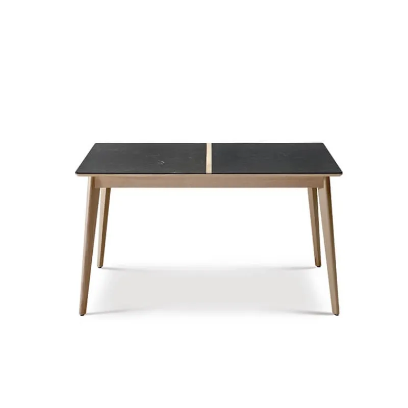 Dasras Paul Table extensible en bois et en céramique* Table De Salle à Manger