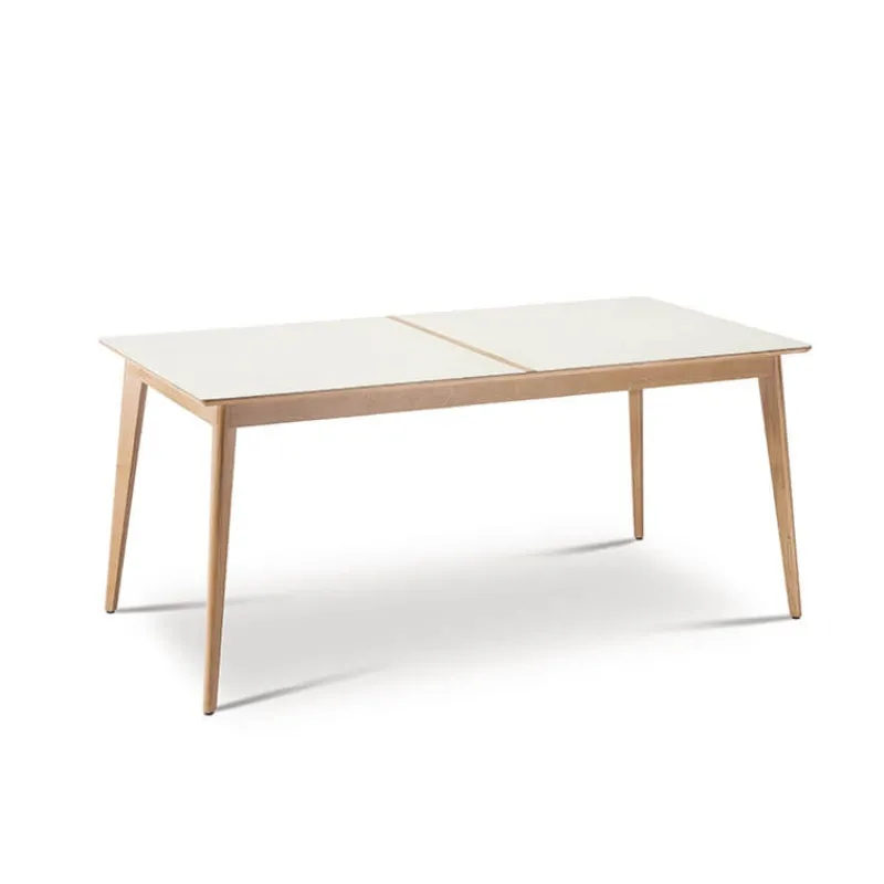 Dasras Paul Table extensible en bois et en céramique* Table De Salle à Manger