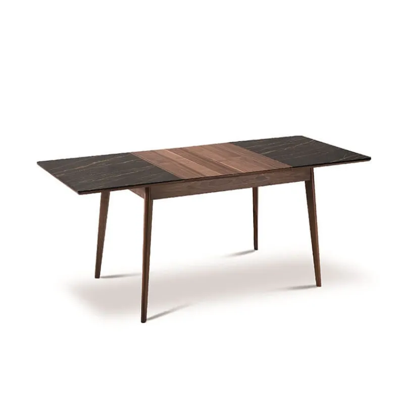Dasras Paul Table extensible en bois et en céramique* Table De Salle à Manger