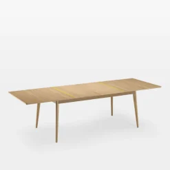 Dasras Paul Table extensible scandinave en boisavec liseré coloré* Table De Salle à Manger