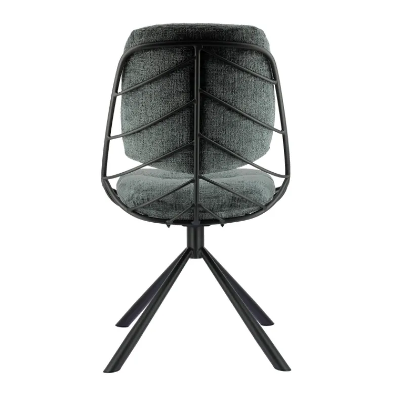 PaulineChaise design confortable pivotante en tissu* Chaise De Bureau|Chaise De Salle à Manger