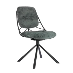 PaulineChaise design confortable pivotante en tissu* Chaise De Bureau|Chaise De Salle à Manger