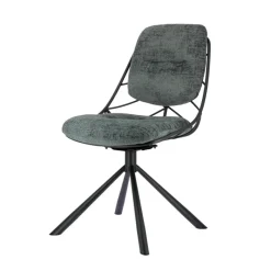 PaulineChaise design confortable pivotante en tissu* Chaise De Bureau|Chaise De Salle à Manger