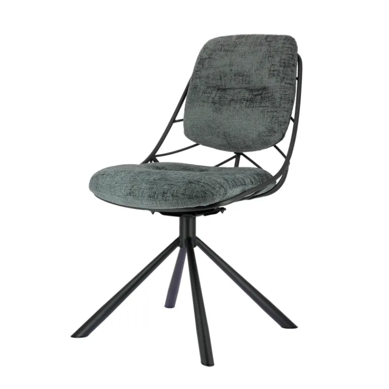 PaulineChaise design confortable pivotante en tissu* Chaise De Bureau|Chaise De Salle à Manger