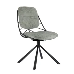 PaulineChaise design confortable pivotante en tissu* Chaise De Bureau|Chaise De Salle à Manger